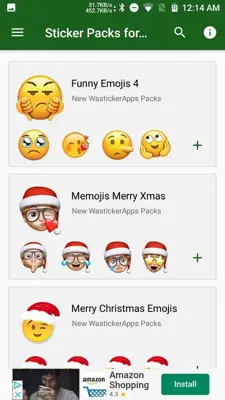 Stickers Funny Emojis android App screenshot 0