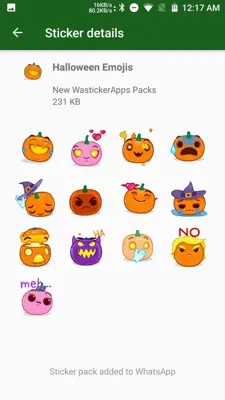 Stickers Funny Emojis android App screenshot 5